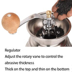 Manual Stainless Steel Grinder with Ceramic Core for Coffee Beans Rice Sesame