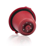 6Pcs For Nespresso Maker Machine Reusable Filter Coffee Capsule Pods - Top-Down View