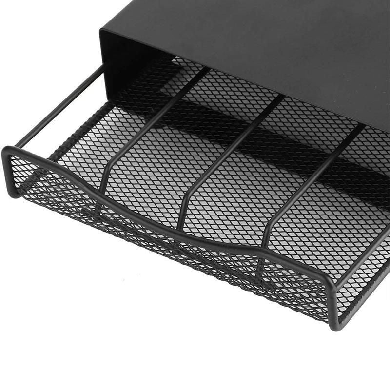 Coffee Pod Holder Drawer for Nespresso - 40 Capsules Storage Rack Stand