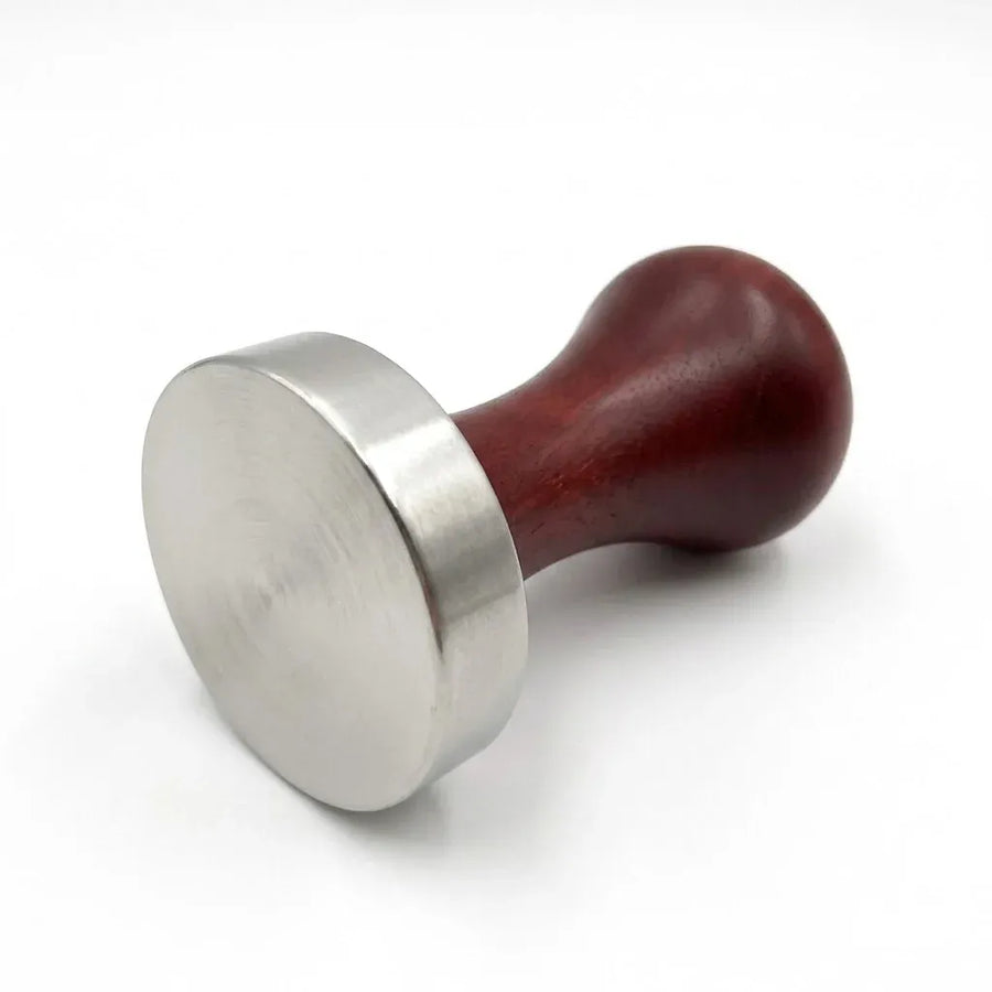 51mm Coffee Tamper Aluminum Alloy Base Wooden Handle for Espresso Machine