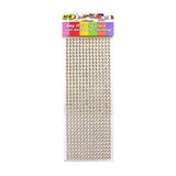 504Pcs Self-Adhesive Acrylic Rhinestone Sticker Decals 6mm - Silver