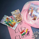 100/200X Iridescent Zip Bags for Food Storage & Holographic Makeup Pouch - 7*10cm 100PCS - Low Angle