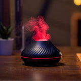 Flame Essential Oil Diffuser,Air Diffuser,Ultrasonic Aromatherapy Air Humidifier - Side View