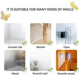 12X 3D Butterfly Wall Decals Stickers Removable Kids Nursery Decoration - 7604 - Top-Down View