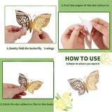12X 3D Butterfly Wall Decals Stickers Removable Kids Nursery Decoration - 7605 - Extra Image