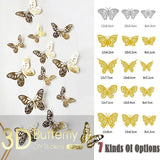 12X 3D Butterfly Wall Decals Stickers Removable Kids Nursery Decoration - 7606 - Front View