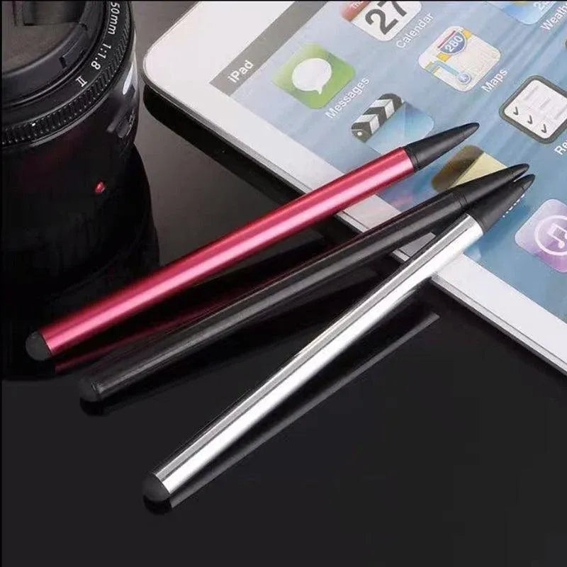3X Universal Touch Screen Stylus Pen For Ipad Iphone Samsung Tab Lg Htc Pda - Black*1+Silver*1+Red*1