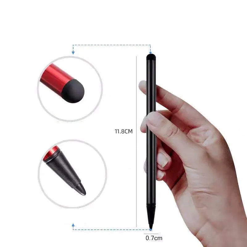 3X Universal Touch Screen Stylus Pen For Ipad Iphone Samsung Tab Lg Htc Pda - Black*1+Silver*1+Red*1