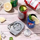 Topless Can Opener Manual Kitchen Tool for Beer Soda and Tin Bottles - Black - Extra Image