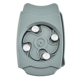 Topless Can Opener Manual Kitchen Tool for Beer Soda and Tin Bottles - Black - Close-Up Angle