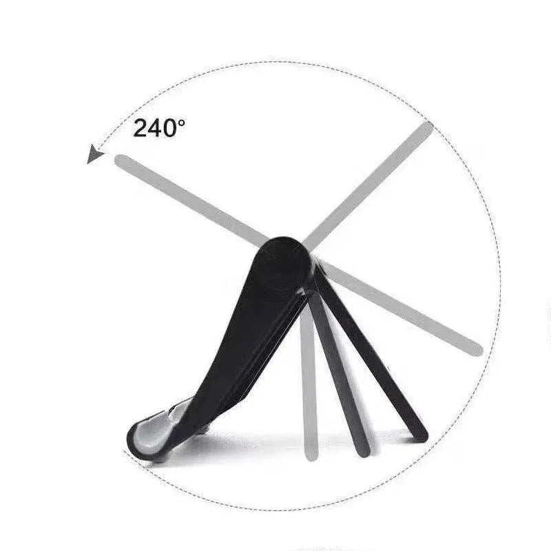 Desk Stand Holder for Mobile Phone Tablet iPad iPhone Samsung Universal Mount - Black