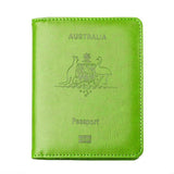 RFID Passport Holder Slim Leather Travel Wallet ID Card Cover Case for Men Women - Black - Extra Image