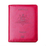 RFID Passport Holder Slim Leather Travel Wallet ID Card Cover Case for Men Women - Black - Extra Image