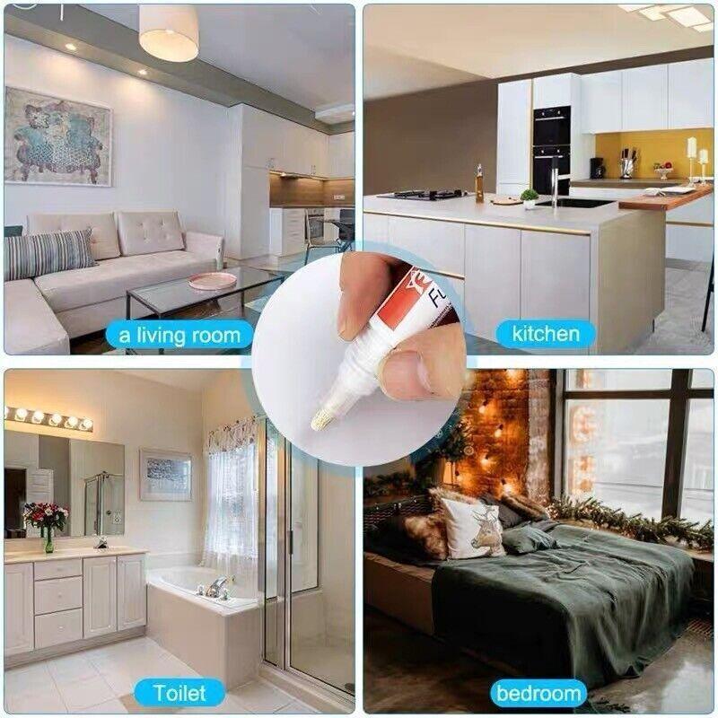 Tile Styling Pen Bathroom Floor Waterproof And Mildew Grout Marker Repair Pens - Black