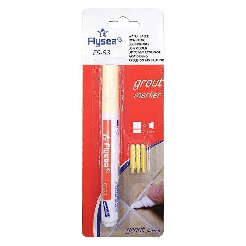 Tile Styling Pen Bathroom Floor Waterproof And Mildew Grout Marker Repair Pens - Black