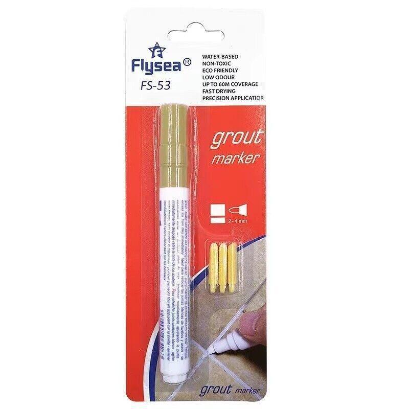Tile Styling Pen Bathroom Floor Waterproof And Mildew Grout Marker Repair Pens - Black