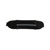 Waterproof Running Bum Bag Fanny Pack Waist Belt Money Wallet Zip Pouch Sports - Black