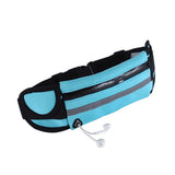 Waterproof Running Bum Bag Fanny Pack Waist Belt Money Wallet Zip Pouch Sports - Black