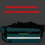 Waterproof Running Bum Bag Fanny Pack Waist Belt Money Wallet Zip Pouch Sports - Blue