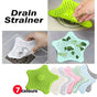 New Bathroom Drain Hair Catcher Bath Stopper Sink Strainer Shower Filter Covers - Emerald Green