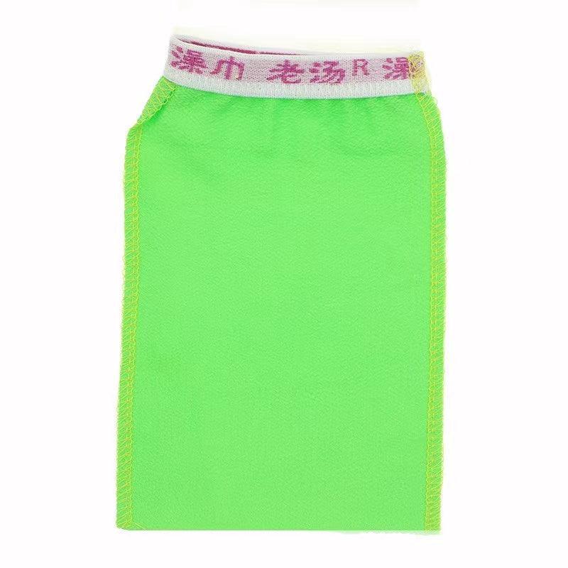 5 Pcs Towel Exfoliating Bath Washcloth Viscose Scrub Mitten Towel - Green *5 PCS