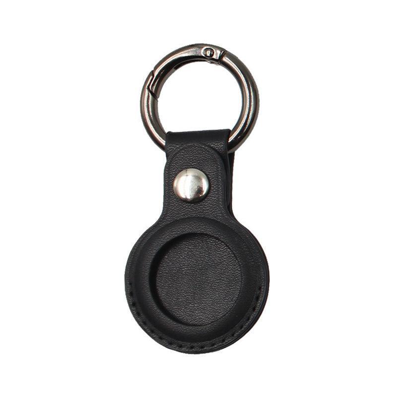 For Apple Airtag Leather Case Cover Air Tag Keychain Holder Sleeve Shell Tracker - Green
