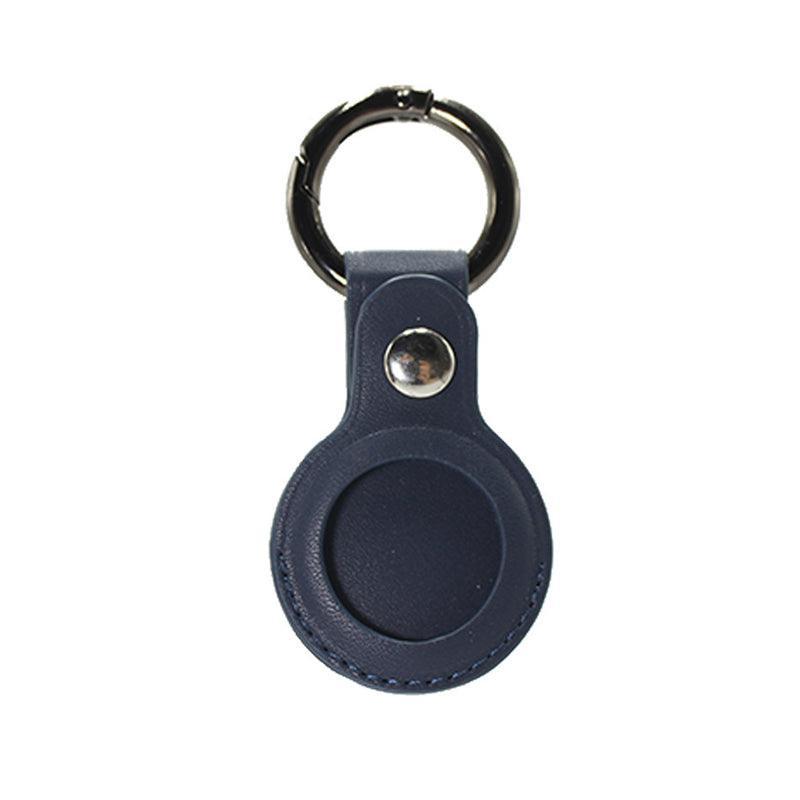 For Apple Airtag Leather Case Cover Air Tag Keychain Holder Sleeve Shell Tracker - Green