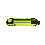Waterproof Running Bum Bag Fanny Pack Waist Belt Money Wallet Zip Pouch Sports - Green