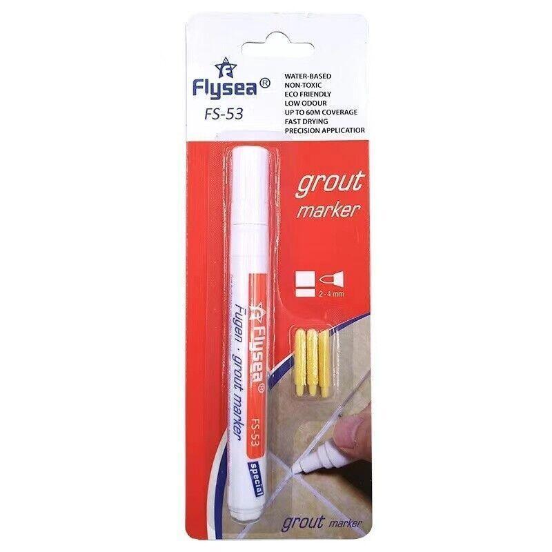 Tile Styling Pen Bathroom Floor Waterproof And Mildew Grout Marker Repair Pens - Grey
