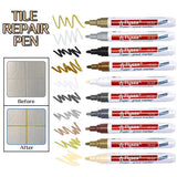 Tile Styling Pen Bathroom Floor Waterproof And Mildew Grout Marker Repair Pens - Khaki