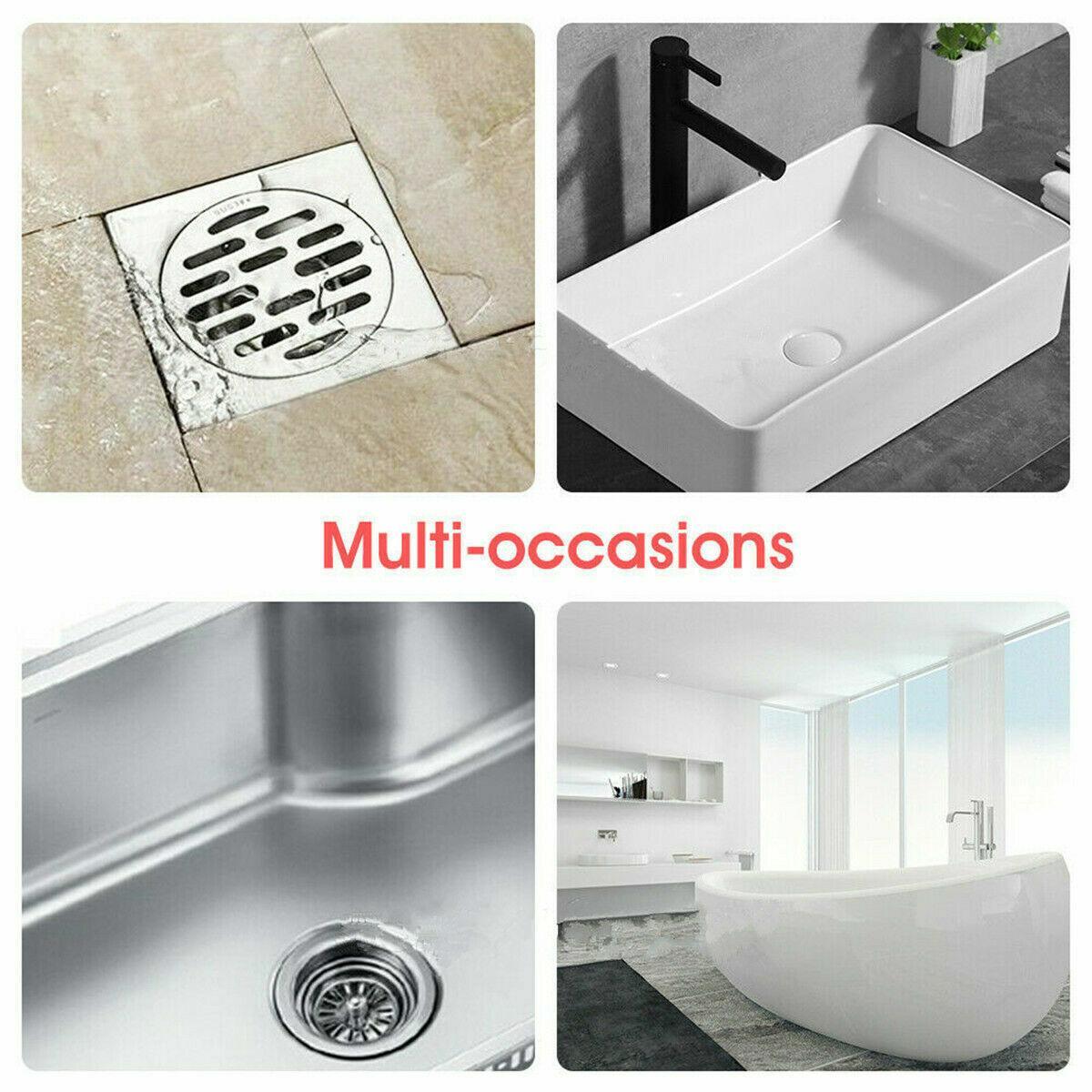 New Bathroom Drain Hair Catcher Bath Stopper Sink Strainer Shower Filter Covers - Light Blue