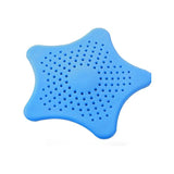 New Bathroom Drain Hair Catcher Bath Stopper Sink Strainer Shower Filter Covers - Light Blue