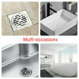 New Bathroom Drain Hair Catcher Bath Stopper Sink Strainer Shower Filter Covers - Light Green