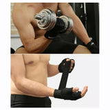 XL Size Aolikes Weight Lifting Gloves Gym Bodybuilding Fitness Workout Cycling Crossfit - One Pair Grey