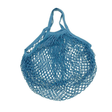 Reusable Mesh Net Shopping Bag String Tote Grocery Fruit Vegetable Storage - Orange - Rear View
