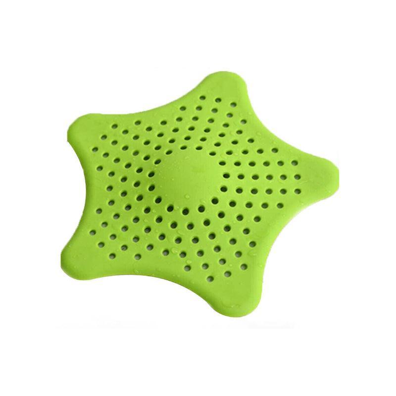 New Bathroom Drain Hair Catcher Bath Stopper Sink Strainer Shower Filter Covers - Pink