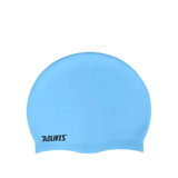 Aolikes Silicone Swimming Cap Waterproof Unisex Swim Hat for Men and Women - Pink - Close-Up Angle