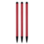 3X Universal Touch Screen Stylus Pen For Ipad Iphone Samsung Tab Lg Htc Pda - Red *3 PCS