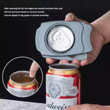 Topless Can Opener Manual Kitchen Tool for Beer Soda and Tin Bottles - Red - Extra Image