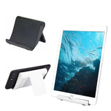 Desk Stand Holder for Mobile Phone Tablet iPad iPhone Samsung Universal Mount - Red - 45-Degree Angle