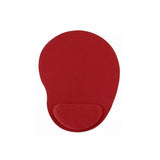 Comfort Mouse Pad with Built In Wrist Support Non Slip Ergonomic Mice Mat - Red