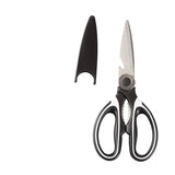 Heavy Duty Kitchen Scissors Multi Purpose Stainless Steel Chicken Bone Cutter - Red