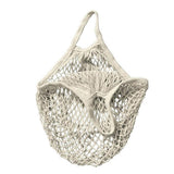 Reusable Mesh Net Shopping Bag String Tote Grocery Fruit Vegetable Storage - Rose Red