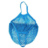 Reusable Mesh Net Shopping Bag String Tote Grocery Fruit Vegetable Storage - Rose Red
