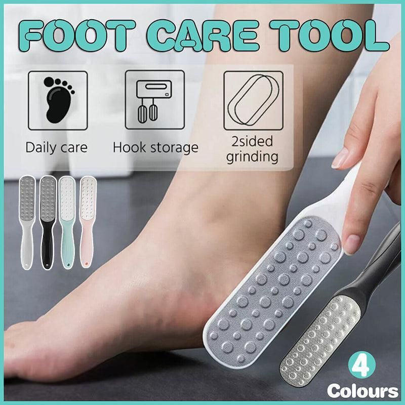 Double Sided Foot File Pedicure Rasp Scrubber Cleaner Dead Skin Callus Remover - White