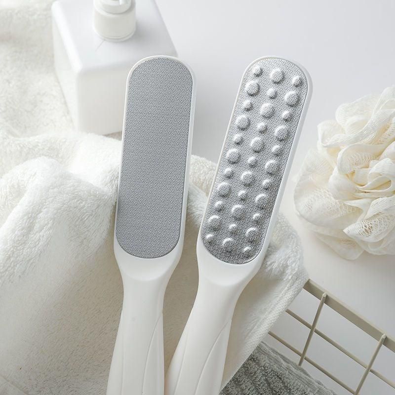 Double Sided Foot File Pedicure Rasp Scrubber Cleaner Dead Skin Callus Remover - White