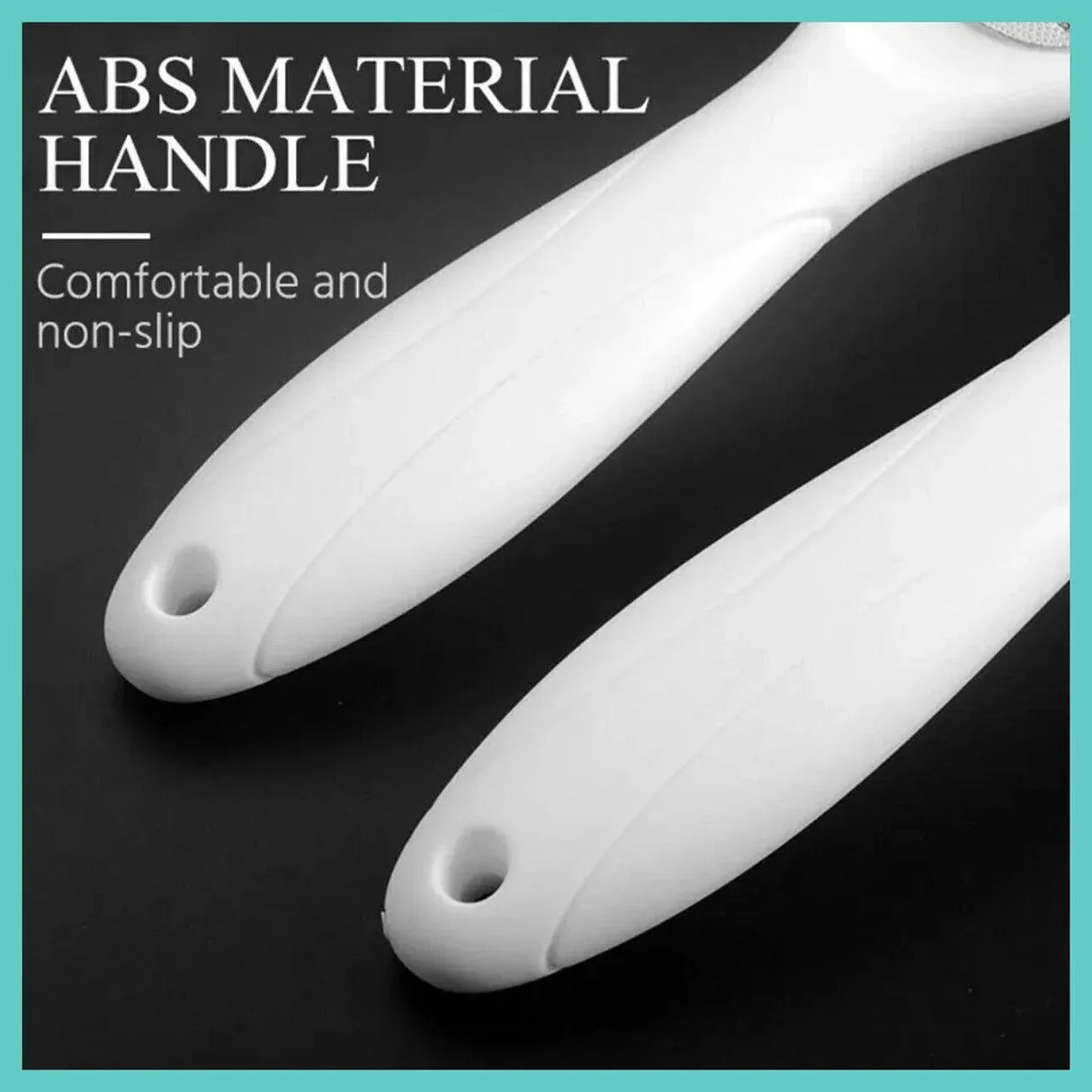 Double Sided Foot File Pedicure Rasp Scrubber Cleaner Dead Skin Callus Remover - White