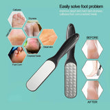 Double Sided Foot File Pedicure Rasp Scrubber Cleaner Dead Skin Callus Remover - White - Extra Image