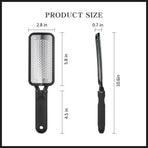 Stainless Steel Foot File Scraper Grater Pedicure Rasp Callus Remover Tool - White