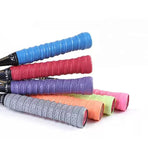 4X Anti-Slip Tennis Badminton Squash Racquet Over Grip Tape Overgrip Sweatband - Purple *4